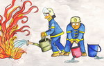 Ilustrace v časopise/publikacích - hasiči hasí oheň (hasici.jpg)