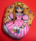 Malování na kameny - princezna (princezna.jpg)