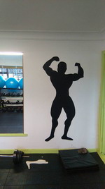 Malování na zeď - v tělocvičně – in the gym (gym1.jpg)