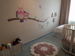 Malování na zeď - sova a sovička (sovicky.jpg)