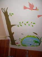 Malování na zeď - Dětský pokoj v podkroví-pokračování (zed_003.jpg)