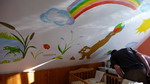 Malování na zeď - Dětský pokoj v podkroví (zed_004.jpg)