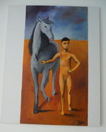 Obrazy na plátně - Picasso-chlapec vedouci kone-platno (Picasso.jpg)