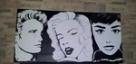 Obrazy na plátně - James Dean,Marylin Monroe,Audrey Hepburn (obliceje.jpg)